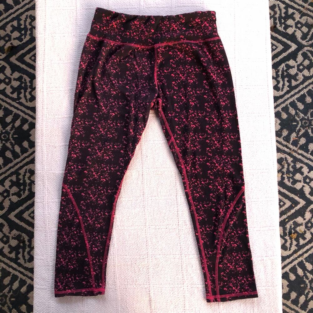 Yoga Pants Athletic‎ Leggings Crane Women’s Small Pink Black Stretch Pocket
